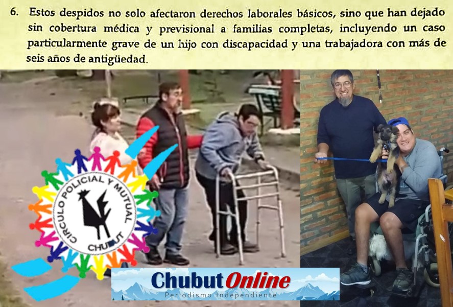Desesperante situación de matrimonio con hijo discapacitado echado del Círculo Policial