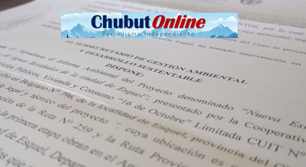 Aprueban impacto ambiental de nuevos proyectos de saneamiento en Esquel y Trevelin