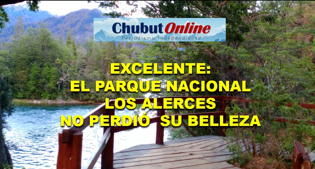 El Parque Nacional Los Alerces conserva su belleza luego del incendio. Imágenes exclusivas.