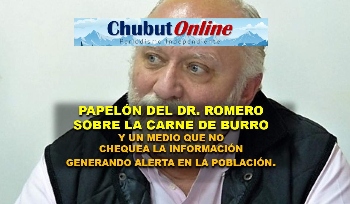 Papelón de conocido veterinario y noticias falsas sobre la carne de burro en venta en Chubut