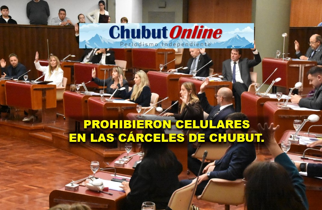 Prohibieron el uso de celulares a los presos en las cárceles de Chubut.