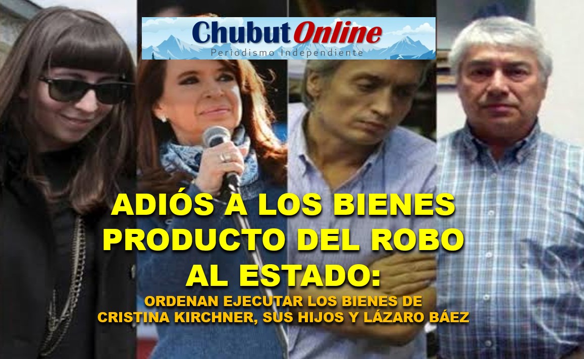 Ordenan ejecutar los bienes de Cristina Kirchner y sus hijos para recuperar lo robado en la causa Vialidad