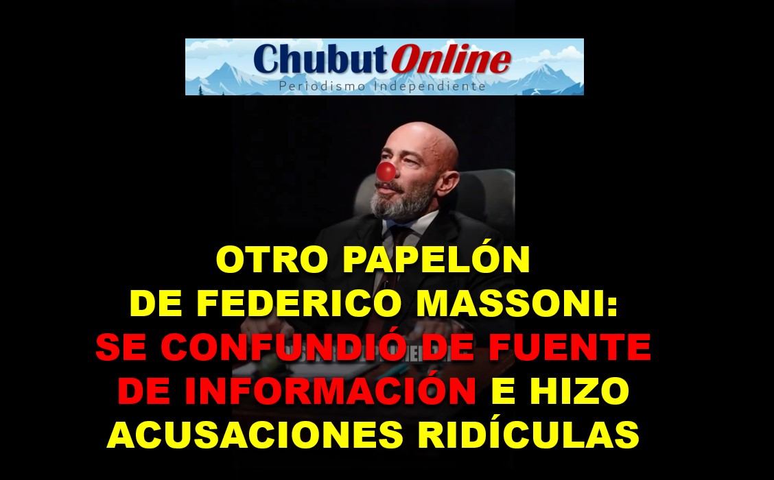 Nuevo papelón de Massoni: Jugó al investigador y difundió información falsa.