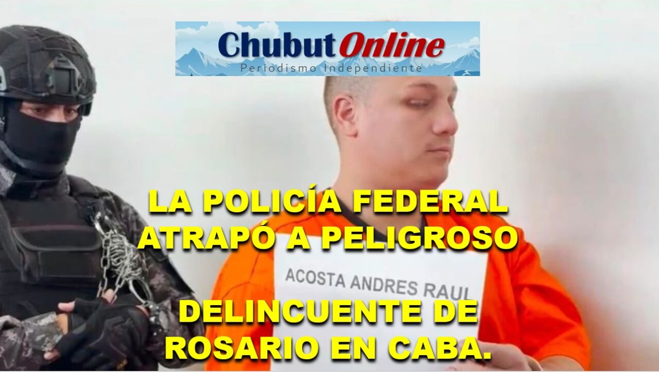 Capturan a “Plin” Acosta, uno de los 10 prófugos más buscados de Santa Fe