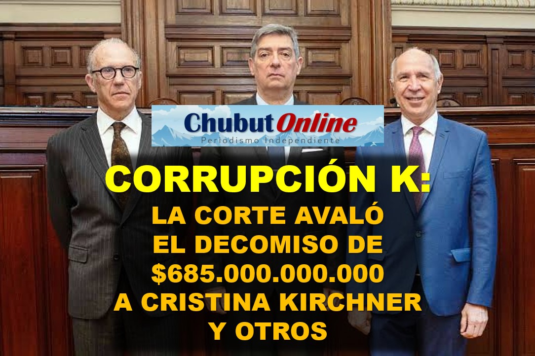 Corrupción K: Corte Suprema ratifica decomiso de $685.000M a CFK y rechaza sus chicanas