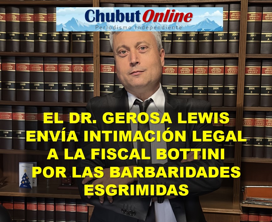 El Dr. Gerosa Lewis intima a la fiscal Bottini por las barbaridades sin sustento que emitió en audiencia.