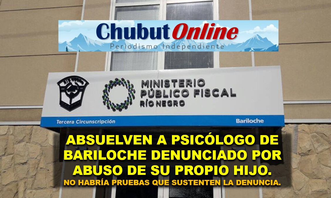 Absuelven a psicólogo en Bariloche por abuso. No habría pruebas suficientes. Posible falsa denuncia.