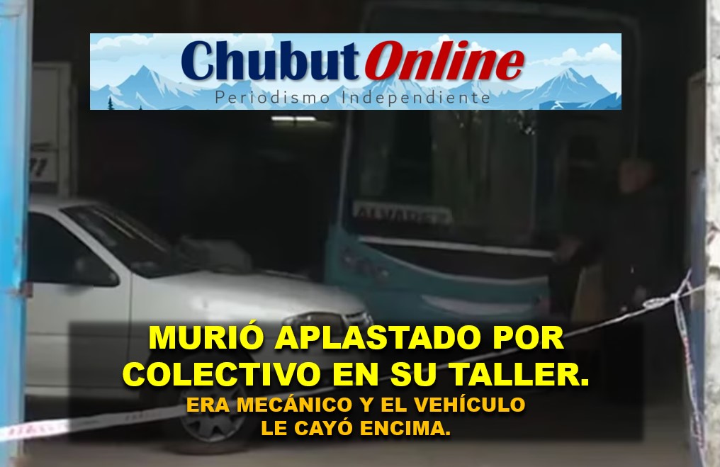 Mecánico murió aplastado por un colectivo en su taller. El vehículo cayó del sistema de elevación.