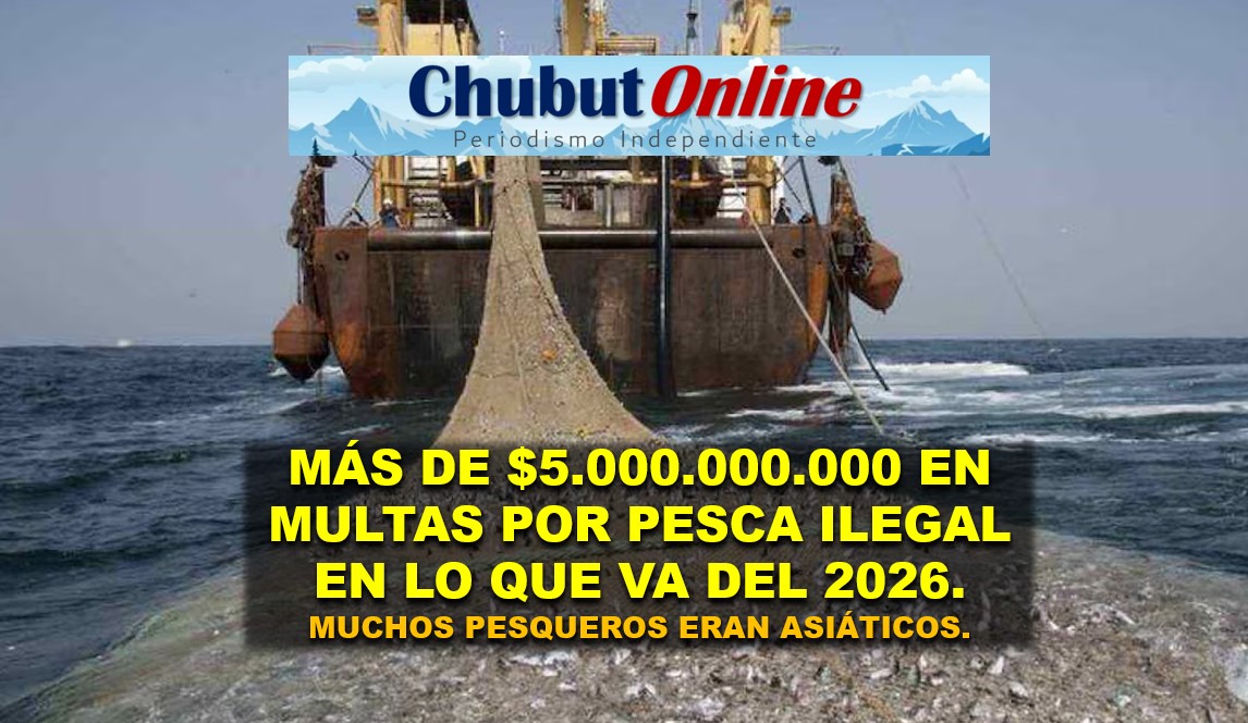 Pesca ilegal en Argentina: sanciones superan los $5.381 millones en 2026