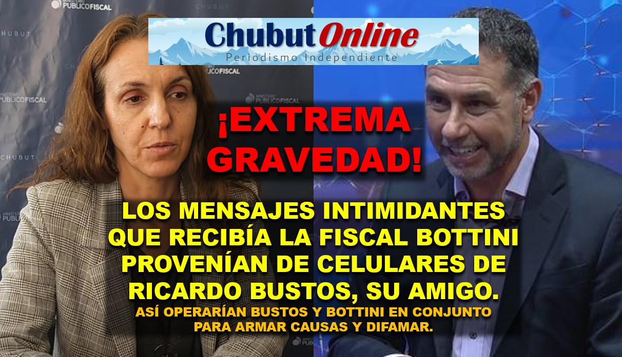 Exclusivo: Los mensajes intimidatorios que habría recibido Bottini eran de un celular de Bustos.