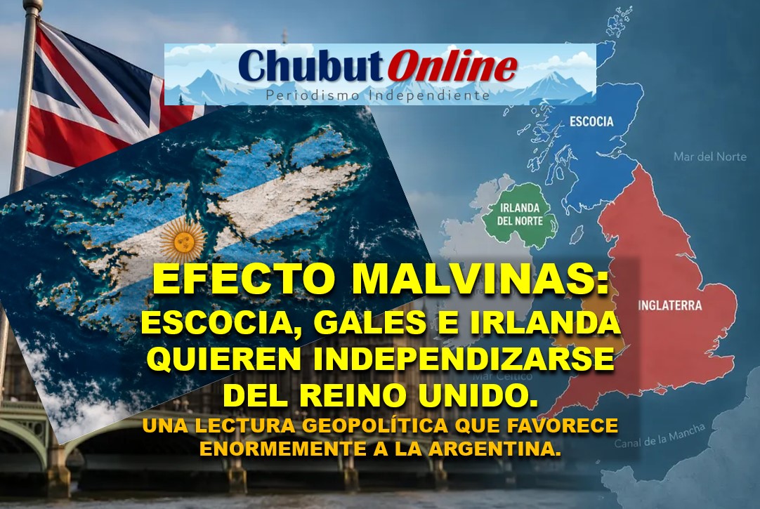 Efecto Malvinas: El Reino Unido se desmorona: Escocia, Gales e Irlanda quieren independizarse.