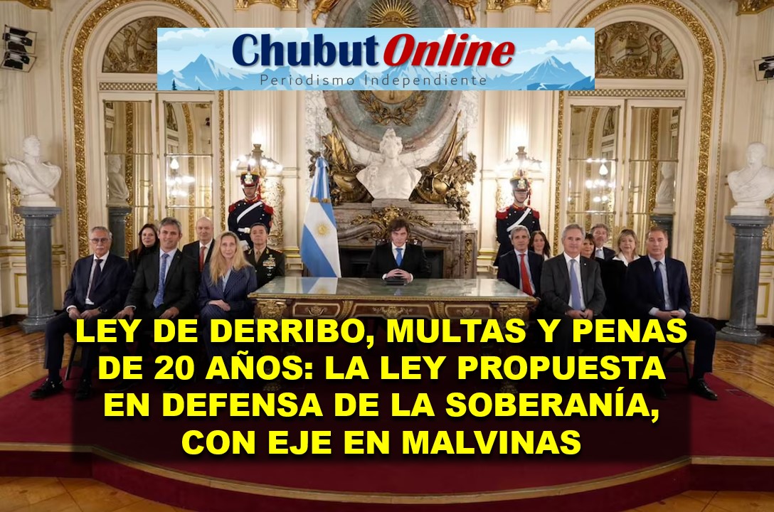Ley de Defensa de la Soberanía: penas de 20 años, derribo y multas por Malvinas