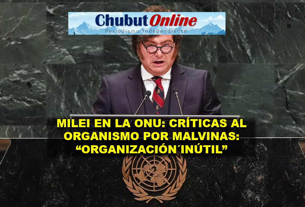 Milei en la ONU: «Organización inútil» por Malvinas y defensa de la IA