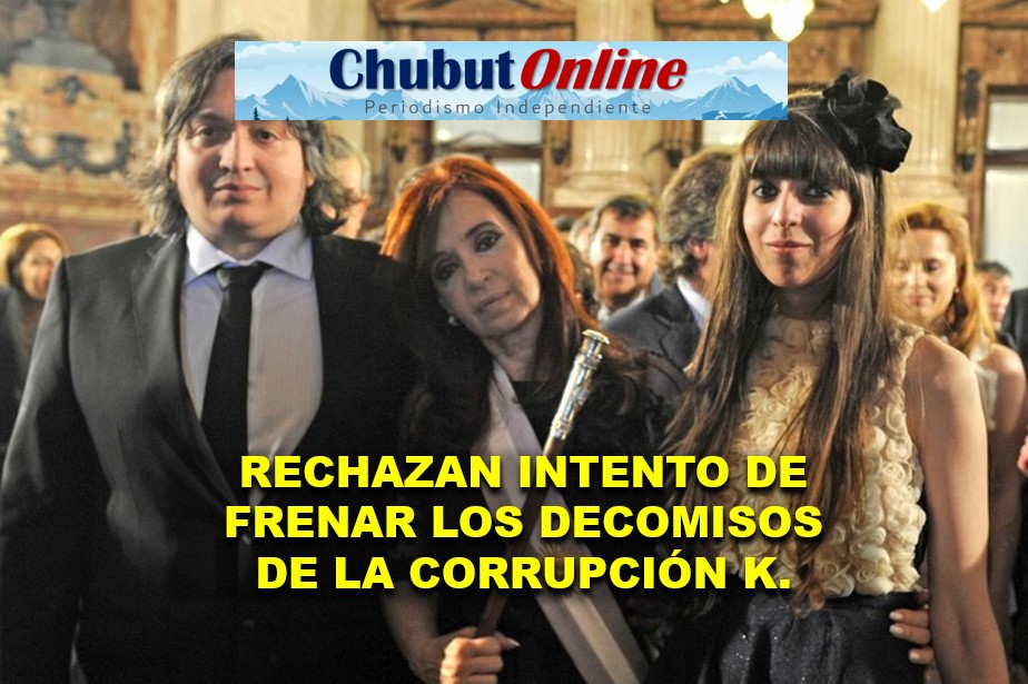 Casación Penal rechazó suspender el decomiso de bienes de Máximo y Florencia Kirchner en Vialidad.