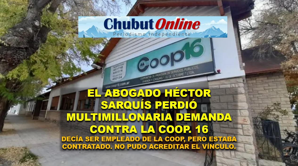 La Cooperativa 16 de Octubre evitó un costo superior a $36 millones tras el fallo contra Sarquís